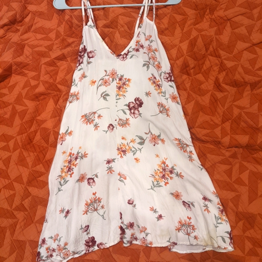 Cute white floral dress